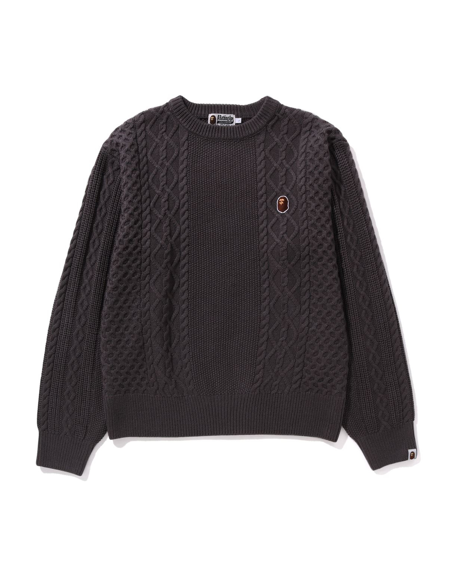 Shop Ape Head One Point Knit Sweater Online | BAPE