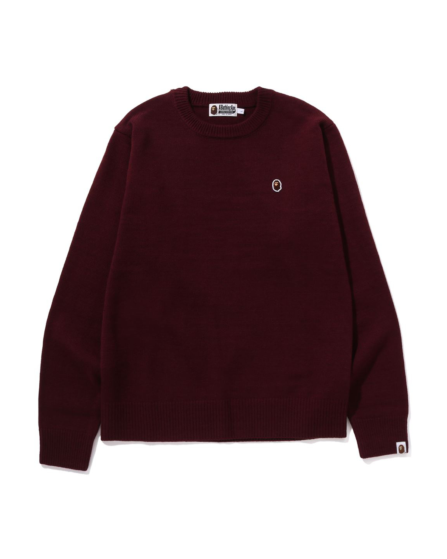 Shop Ape Head One Point Knit Sweater Online | BAPE