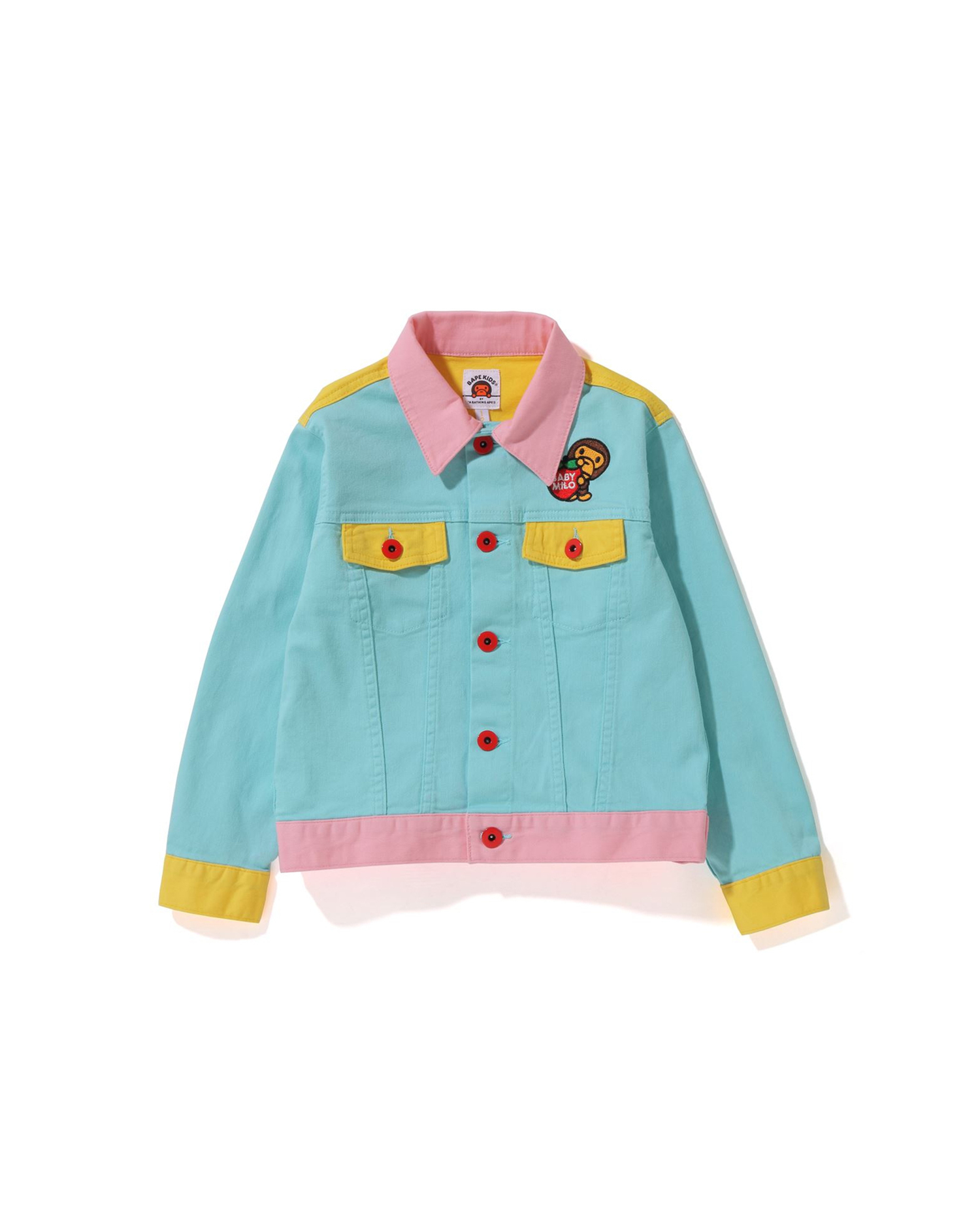 Shop Baby Milo Button Fly Jacket Online | BAPE