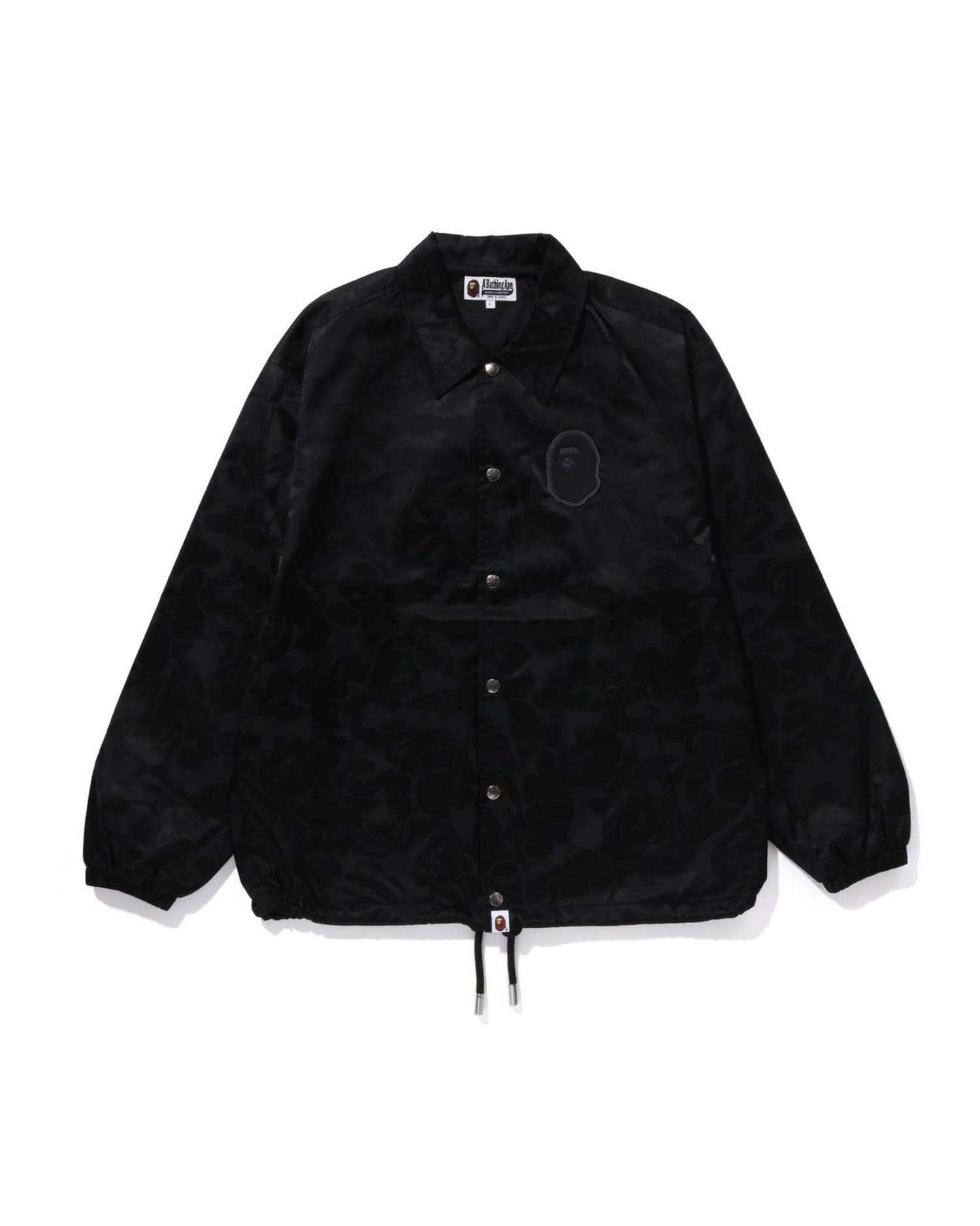 Shop Tonal Solid Camo Coach Jacket Online | BAPE