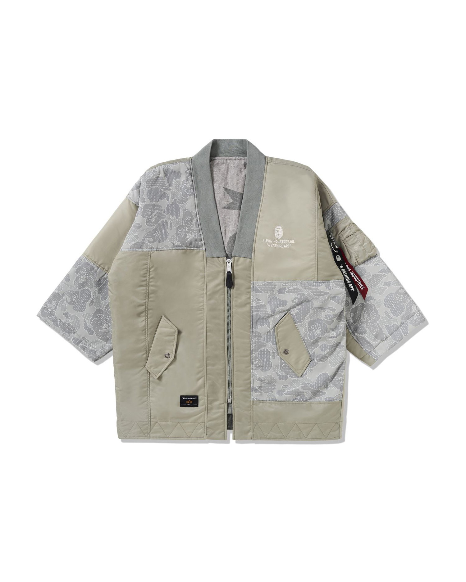 | Shop Industries Alpha BAPE Kimono Jacket Reversible Online X