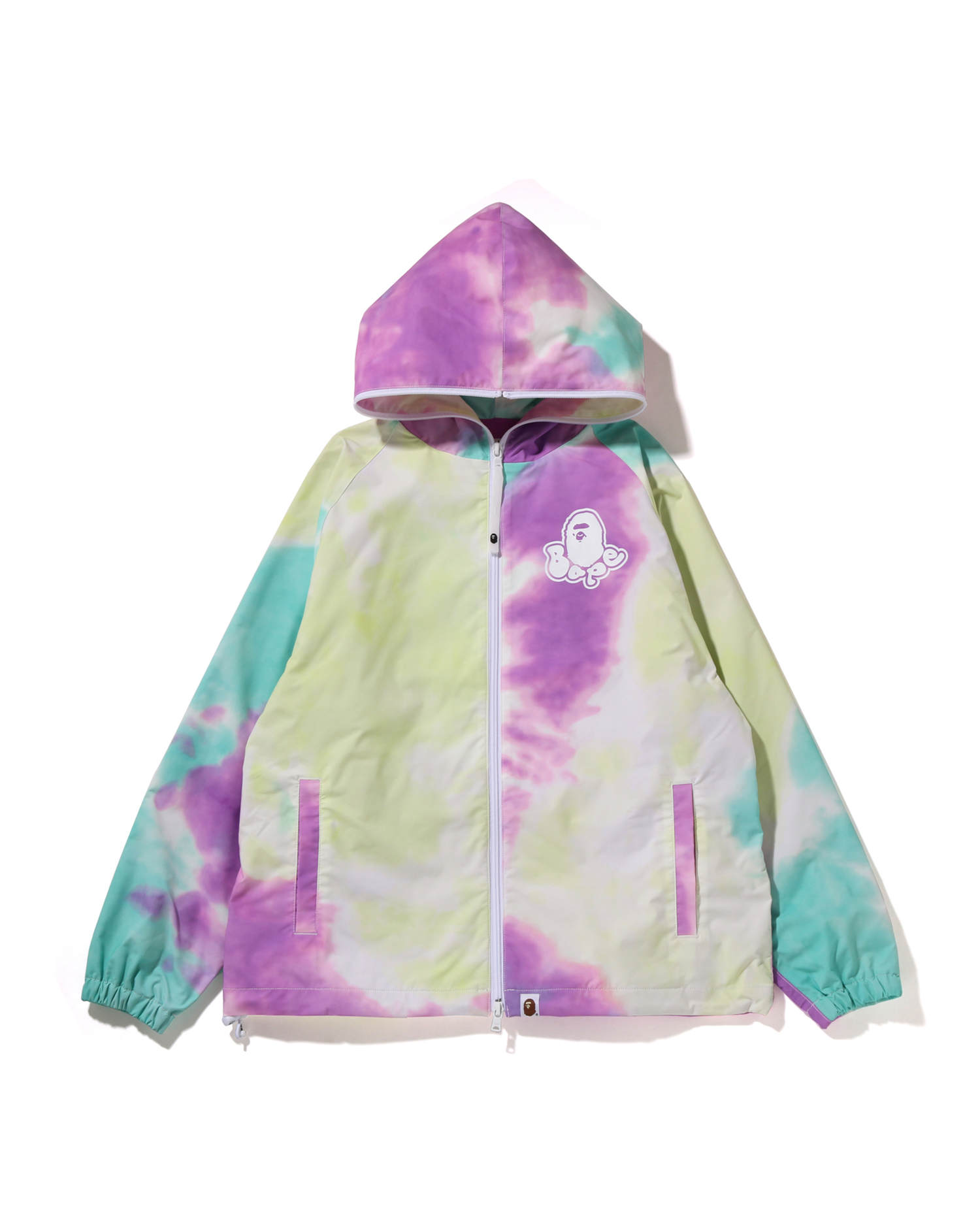 Tie dye outlet bape hoodie