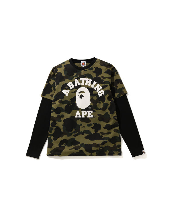 1st Camo College layered tee