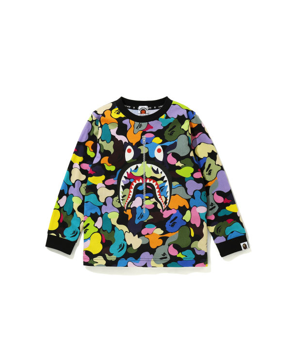 Multi Camo Shark L/S tee