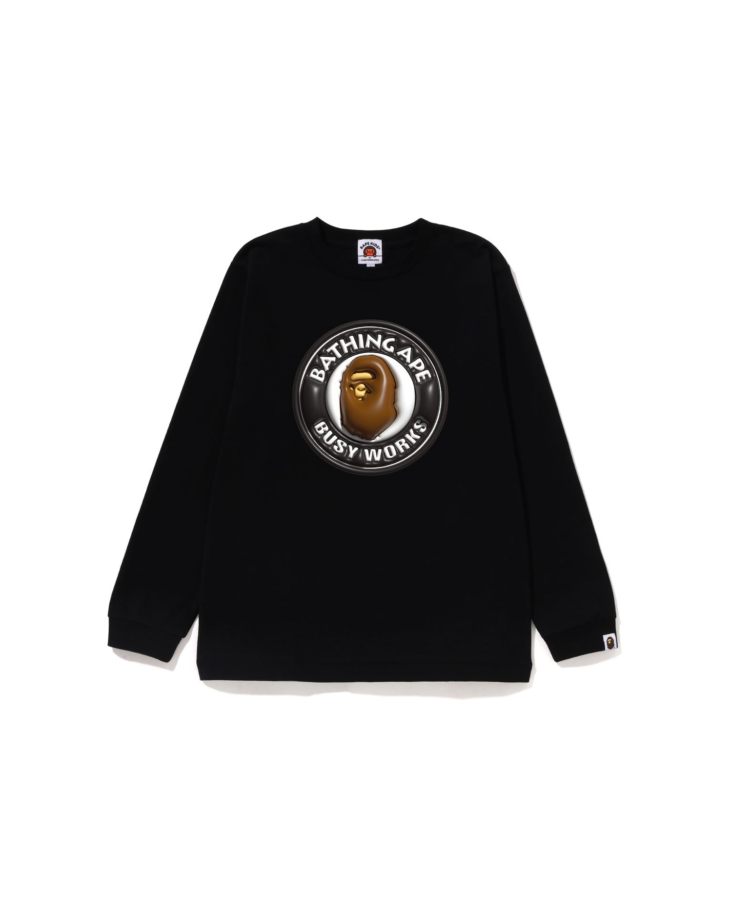 Shop Kids 3D Busy Works L/S Tee Jr Online | BAPE