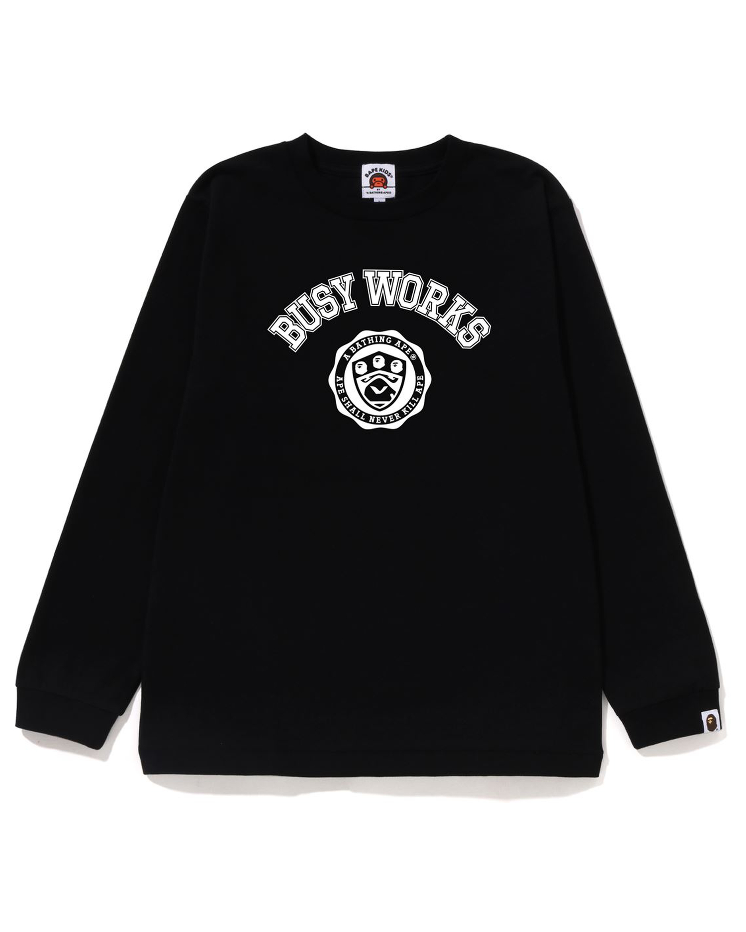 Shop Kids BAPE Busy Works L/S Tee Jr Online | BAPE