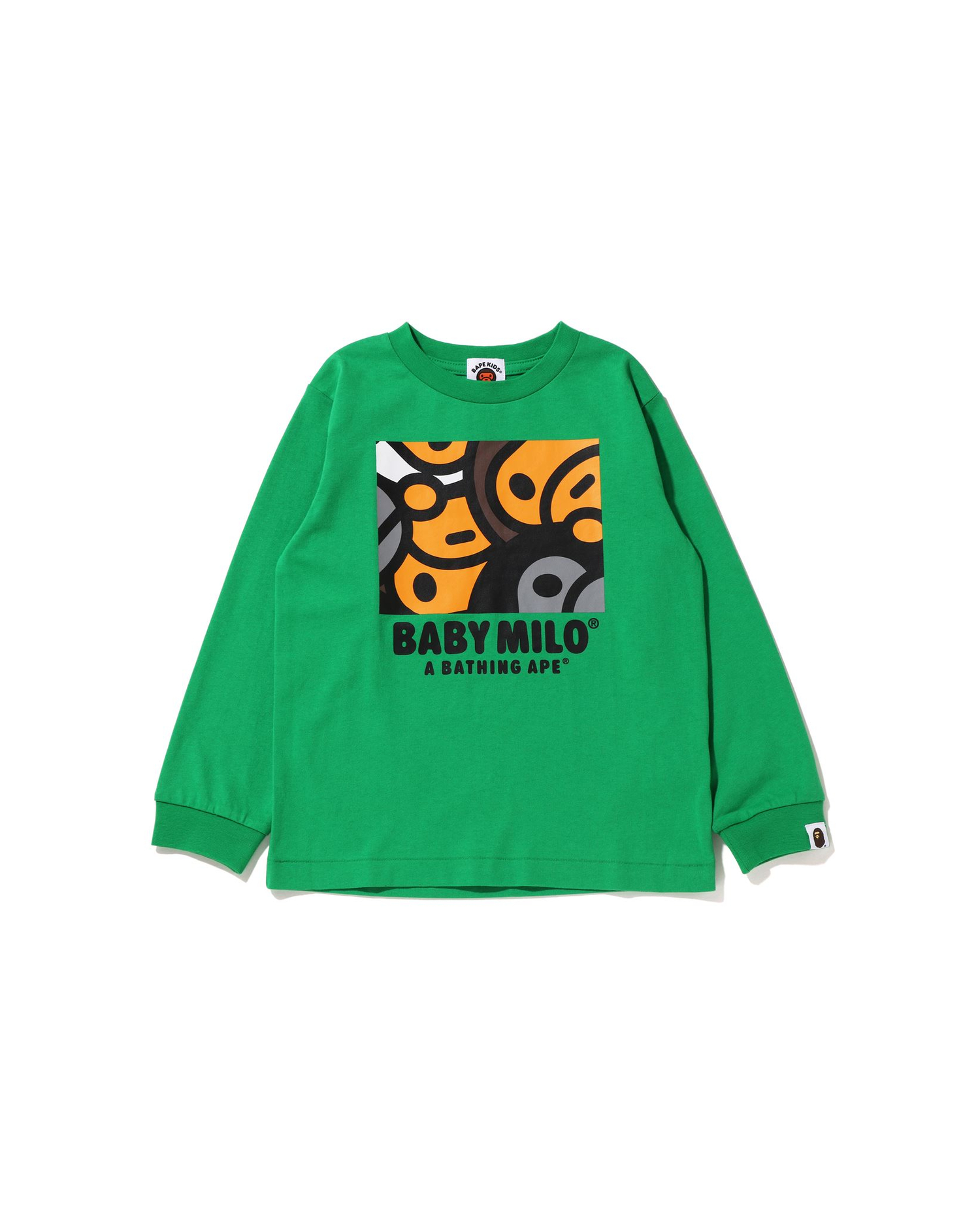 Shop All Baby Milo Mix L/S Tee Online | BAPE