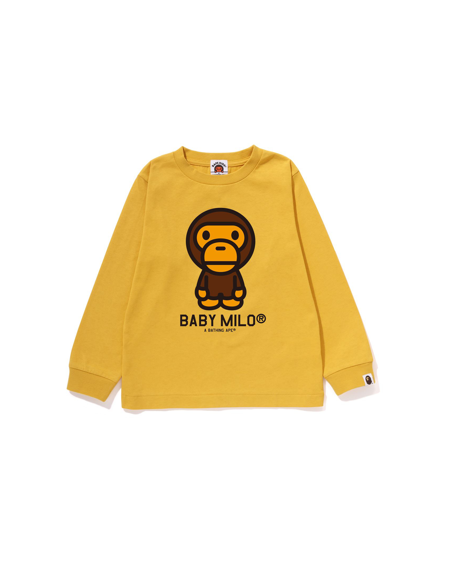 Shop Kids Baby Milo L/S Tee Online | BAPE