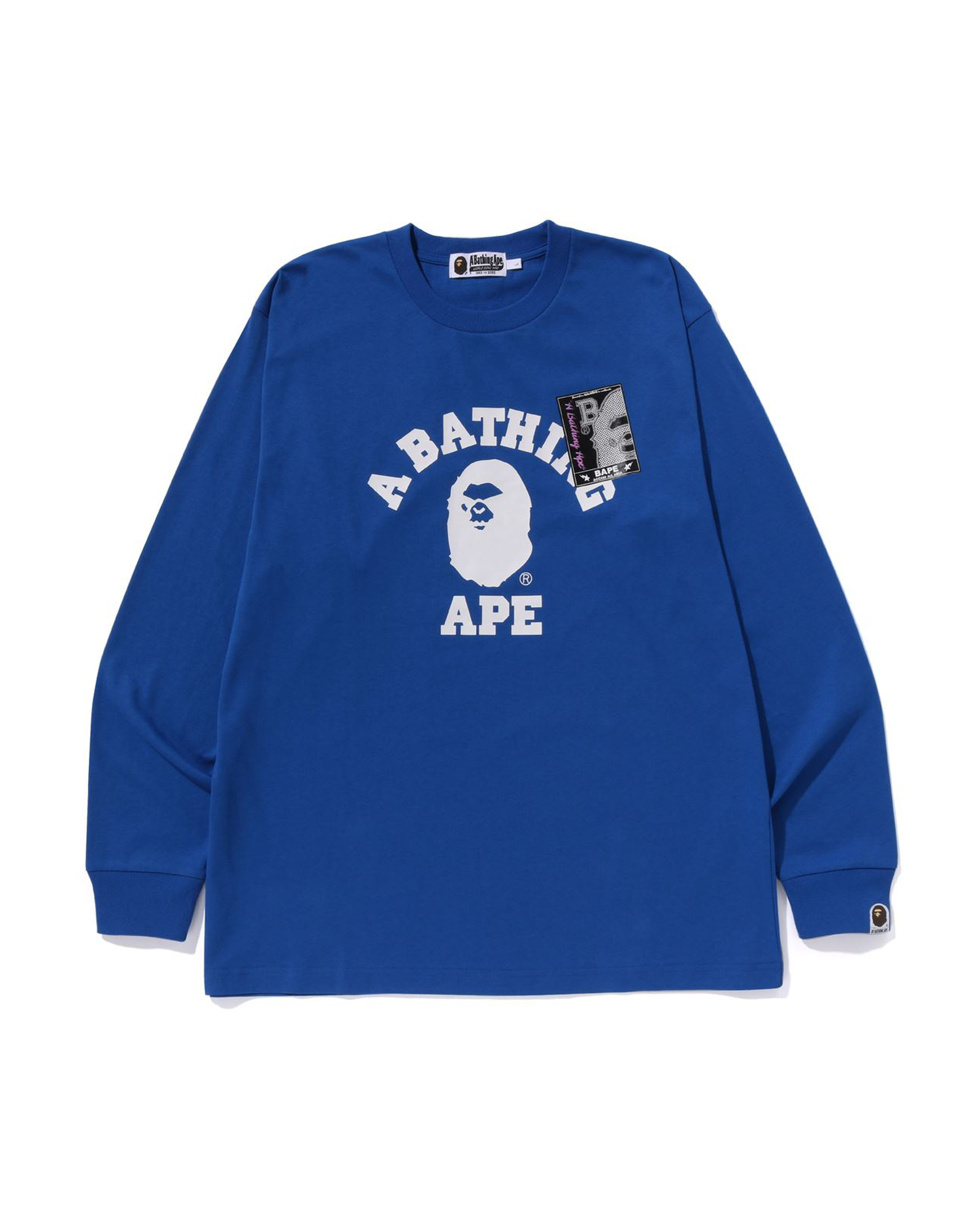 Shop ABC Camo Japanese Letters L/S Tee Online | BAPE