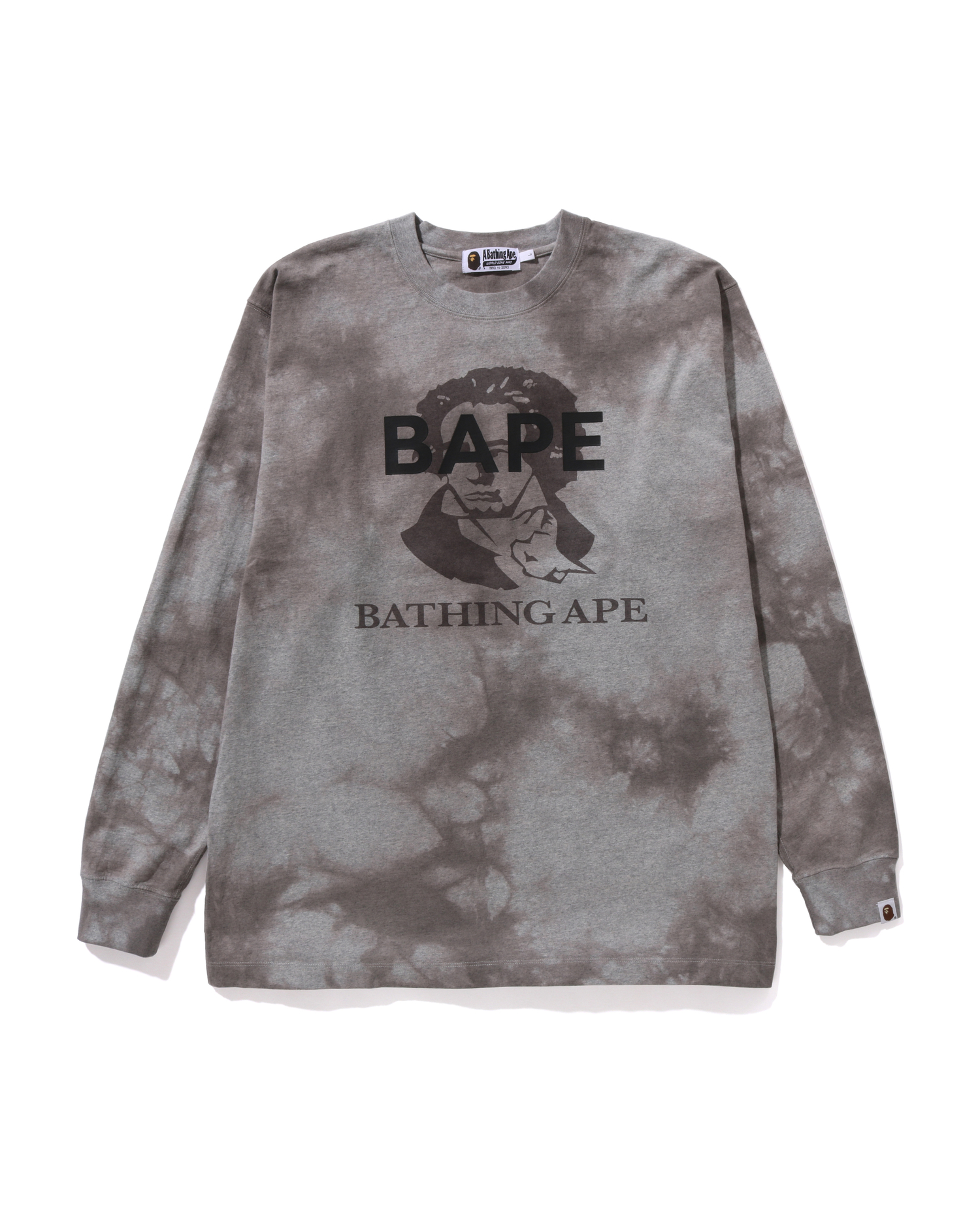 Shop Tie Dye Bathing Ape L/S Tee Online | BAPE