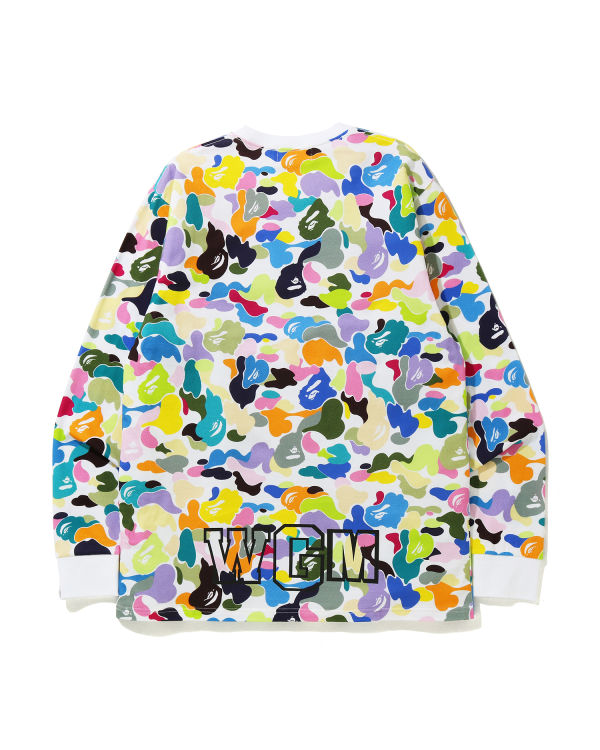 Multi Camo Shark Wide L/S tee