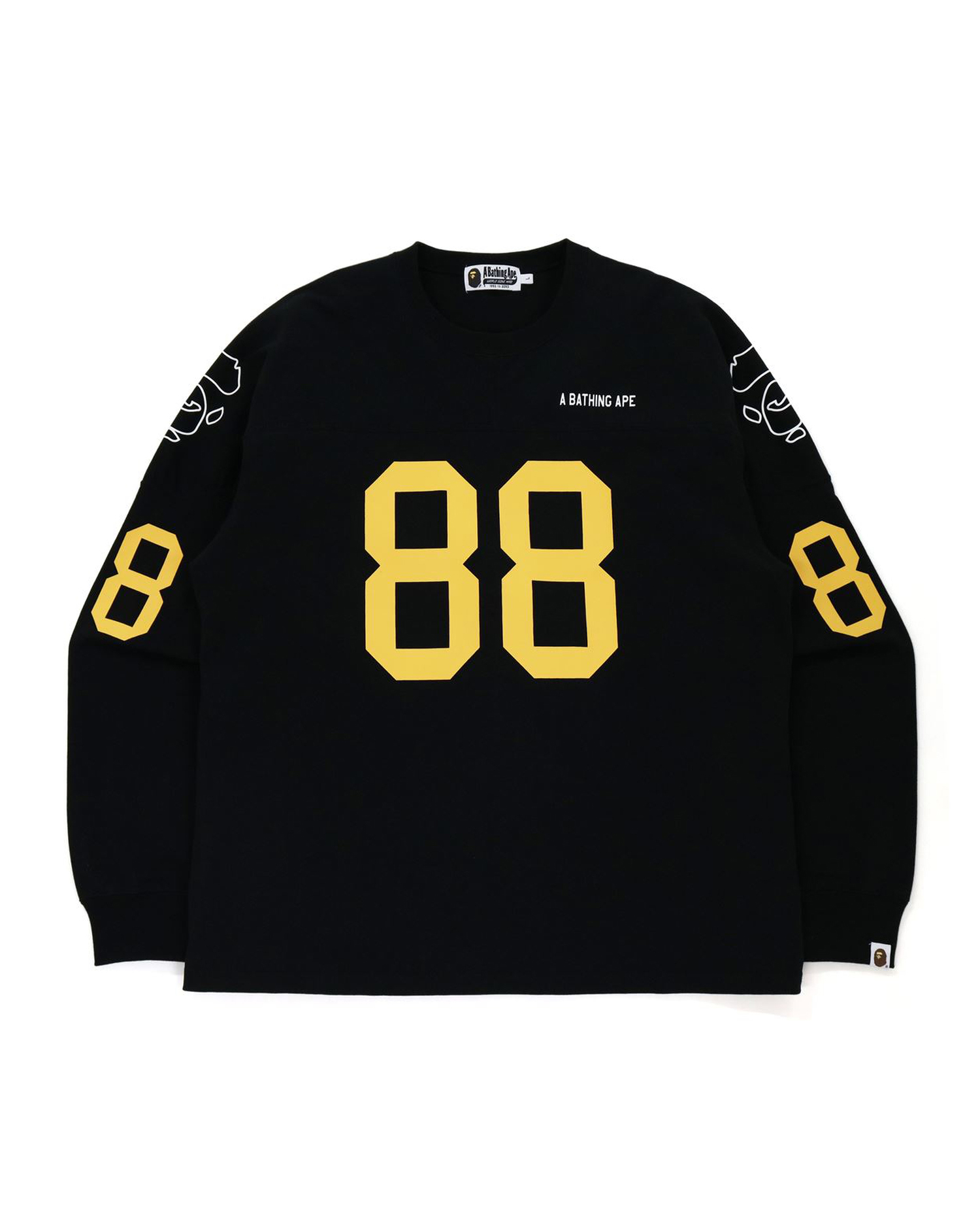 Shop Relaxed Fit Football L/S Tee Online | BAPE