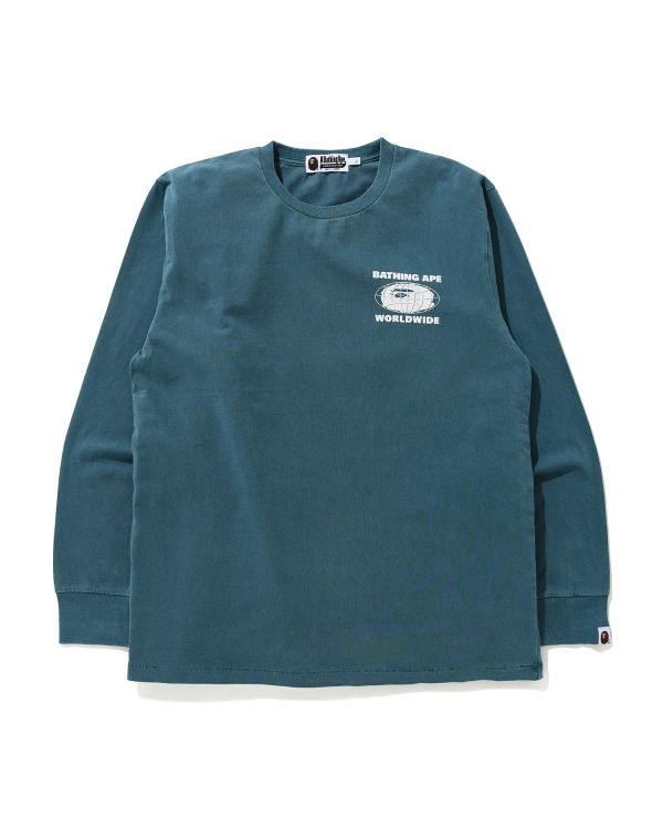Worldwide Overdye relaxed long-sleeve tee