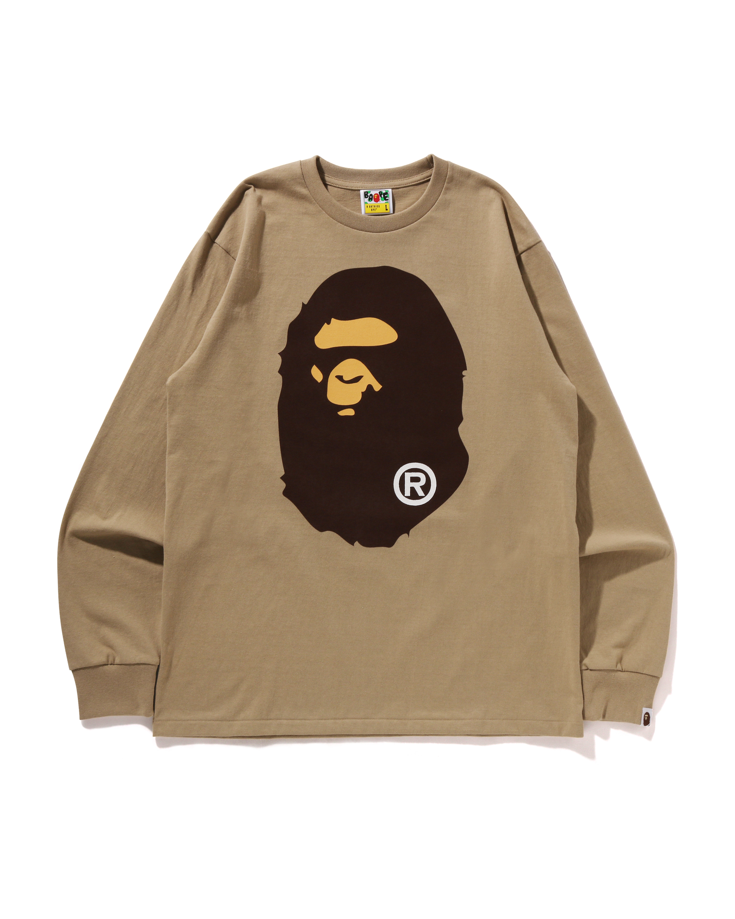 Shop Big Ape Head L/s Tee Online | BAPE