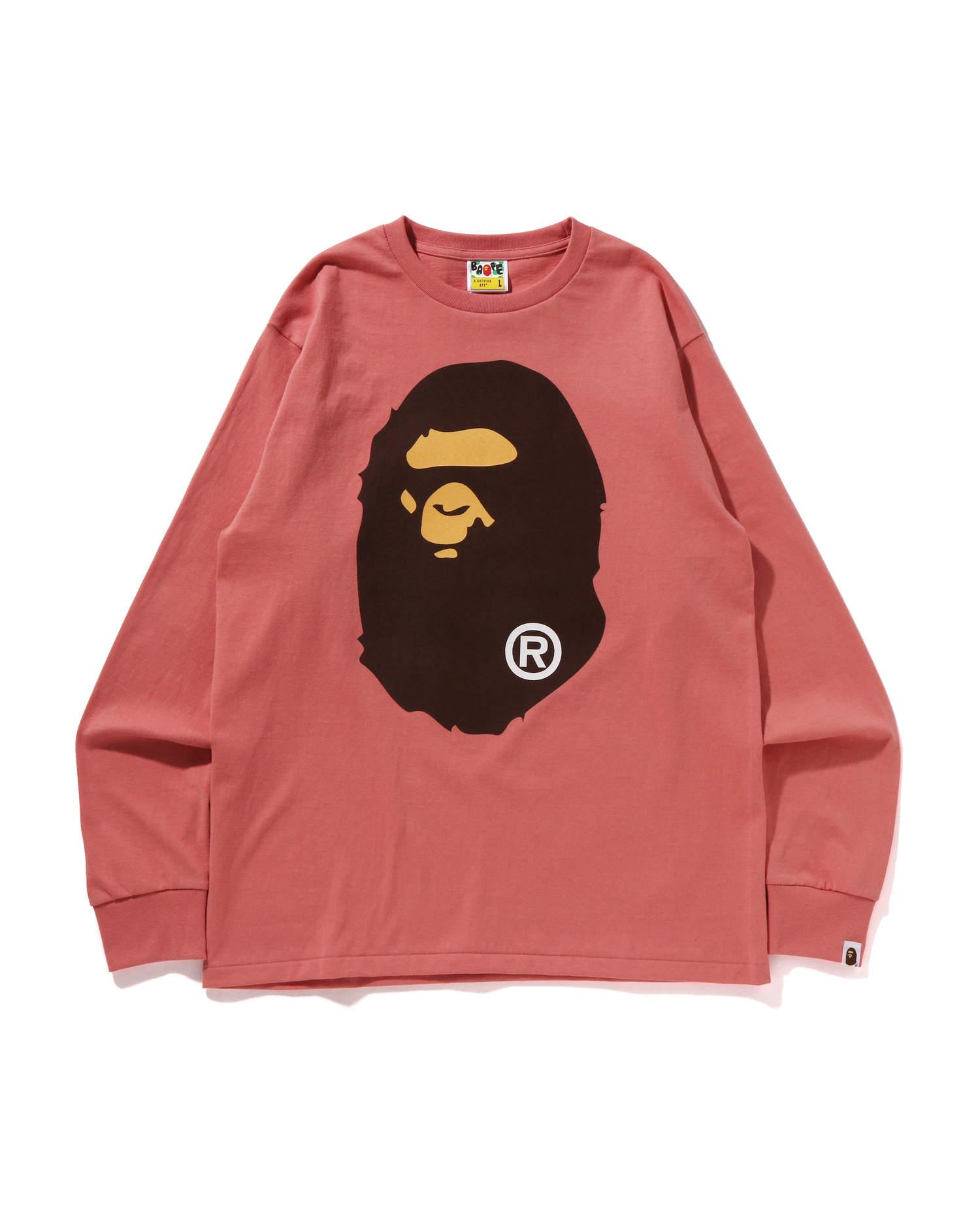 Shop Big Ape Head L/s Tee Online | BAPE