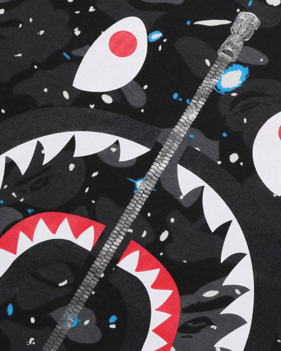 Space Camo Shark Layered L/S Tee image number 2