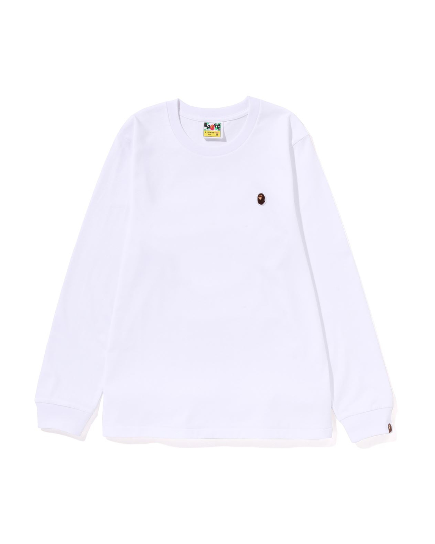 Shop Ape Head One Point L/S Tee Online | BAPE