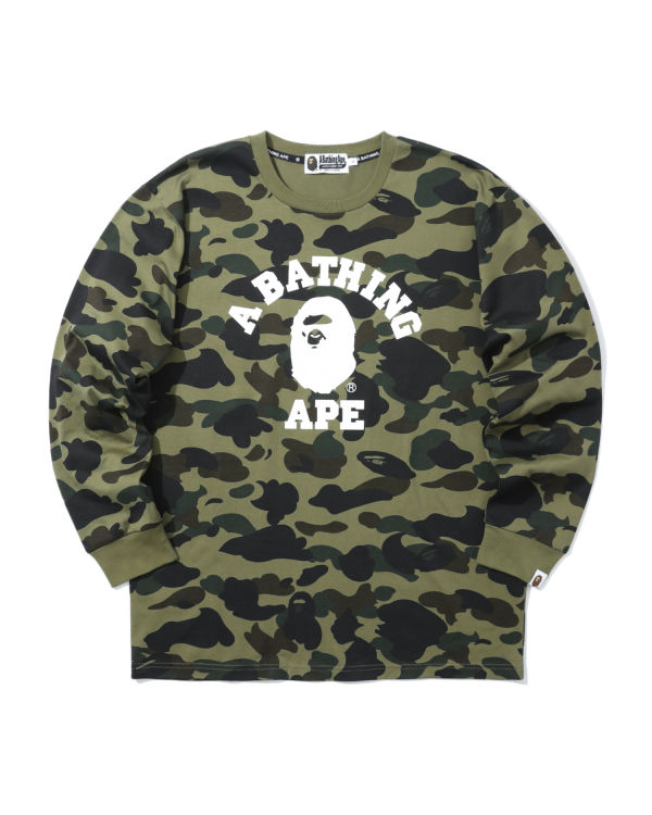 1st Camo college oversized tee