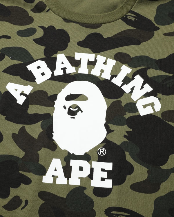 1st Camo college oversized tee