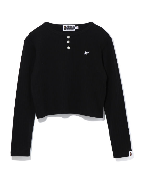 Sta Henry Neck Rib L/S tee