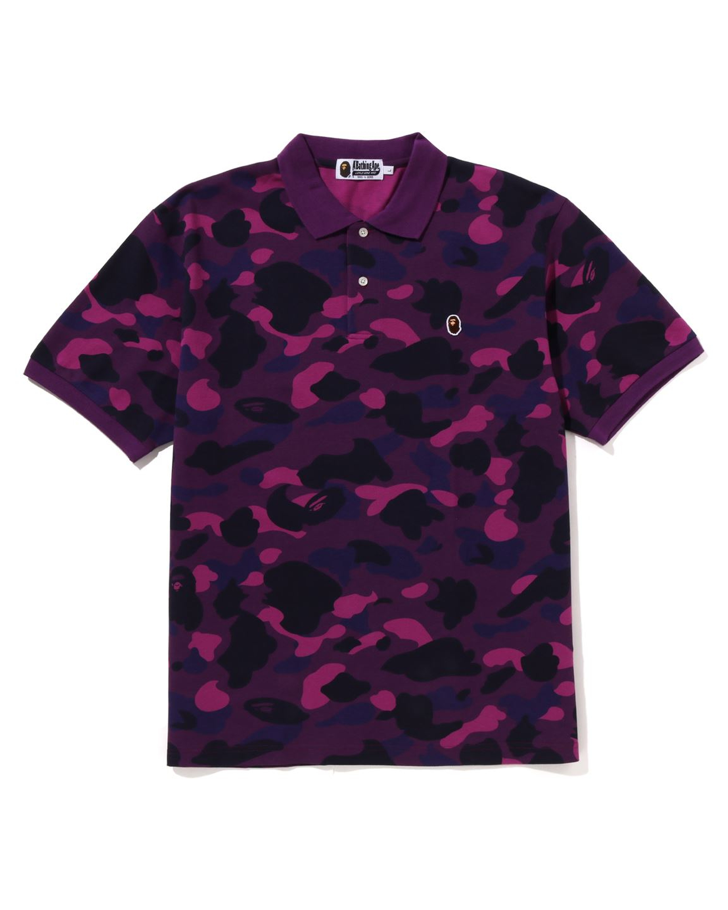 bape polo shirt camo