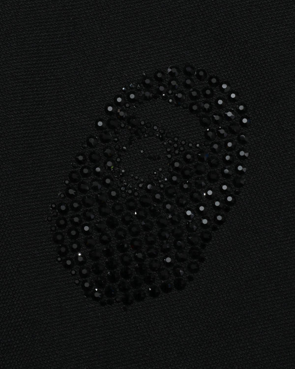 Crystal Large Ape Head polo shirt