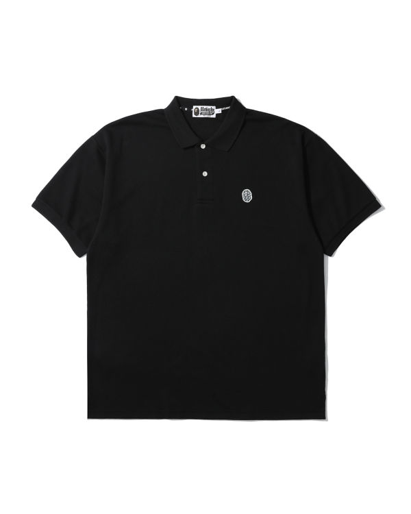 Relaxed Rib Logo polo shirt