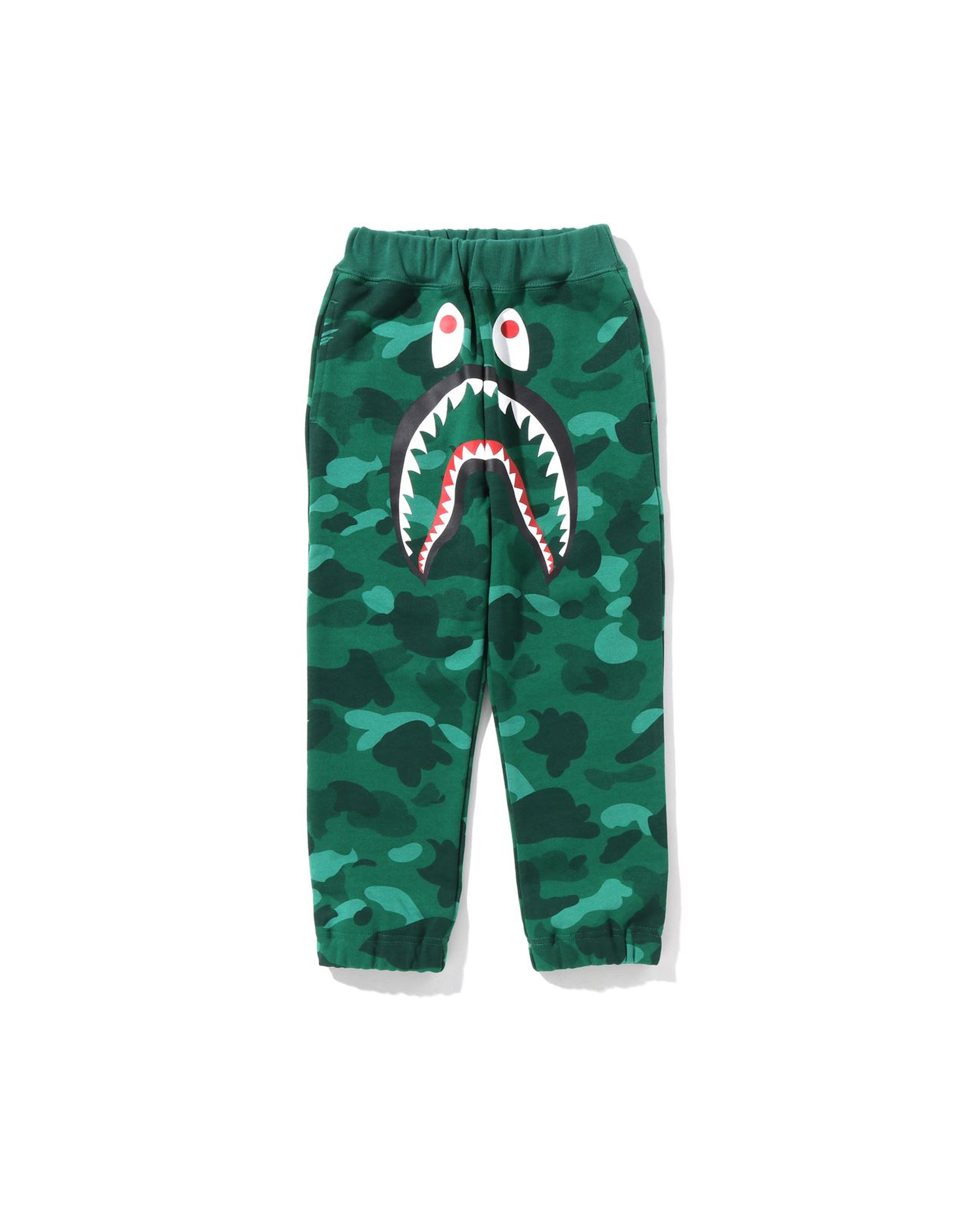 Shop Color Camo Shark Sweat Pants Online | BAPE
