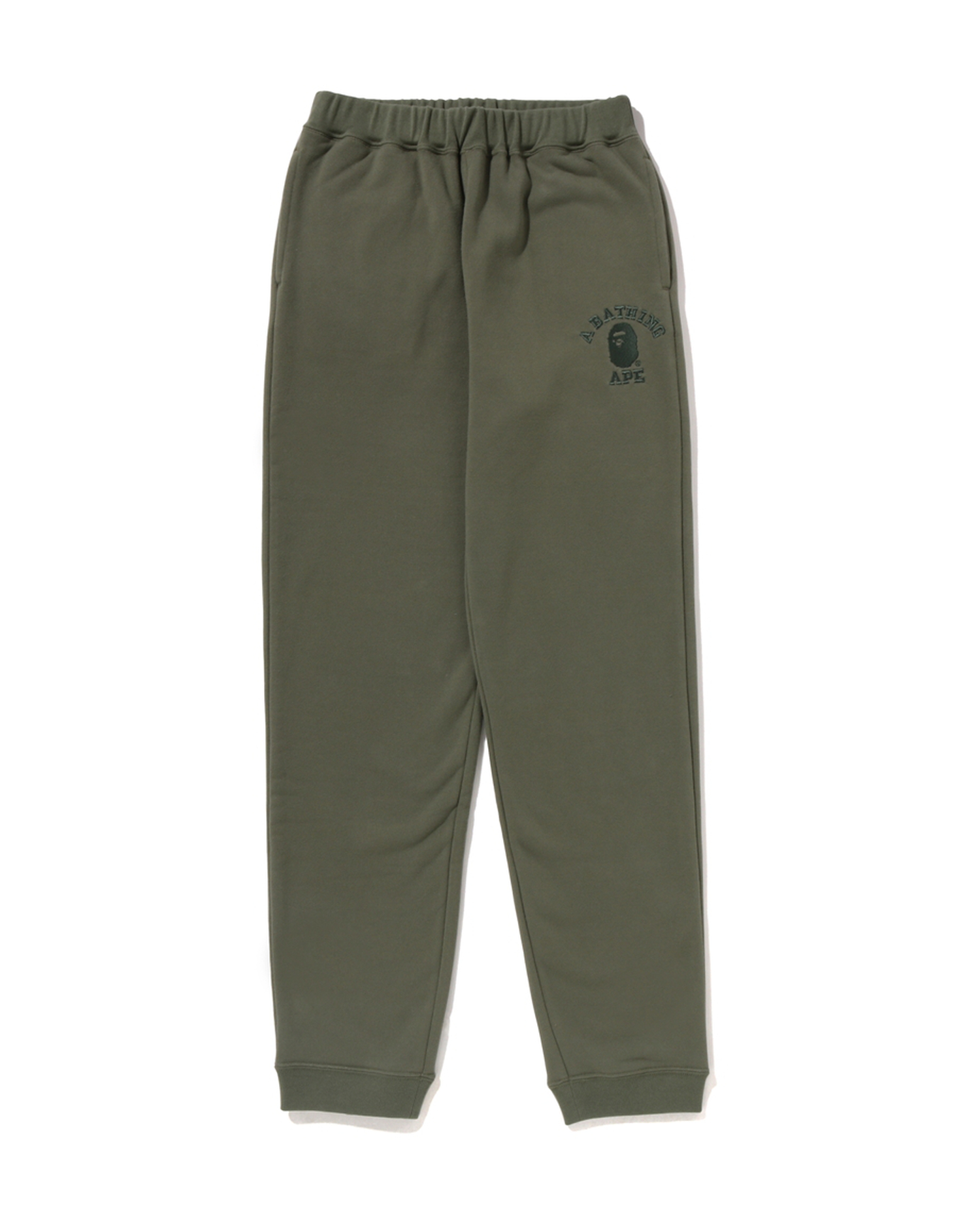 Shop Kids College embroidery sweat pants Jr Online | BAPE