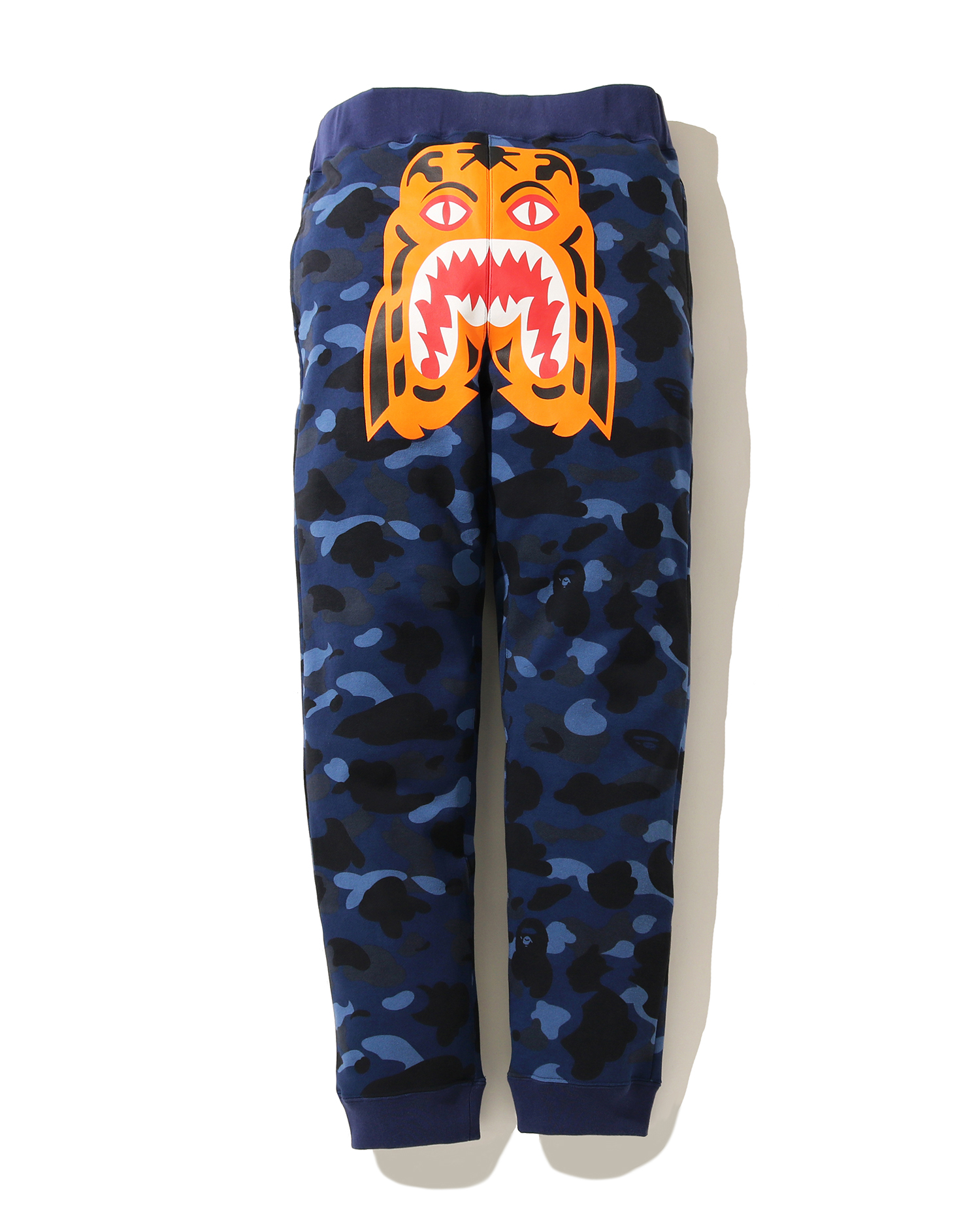 bape color camo track pants