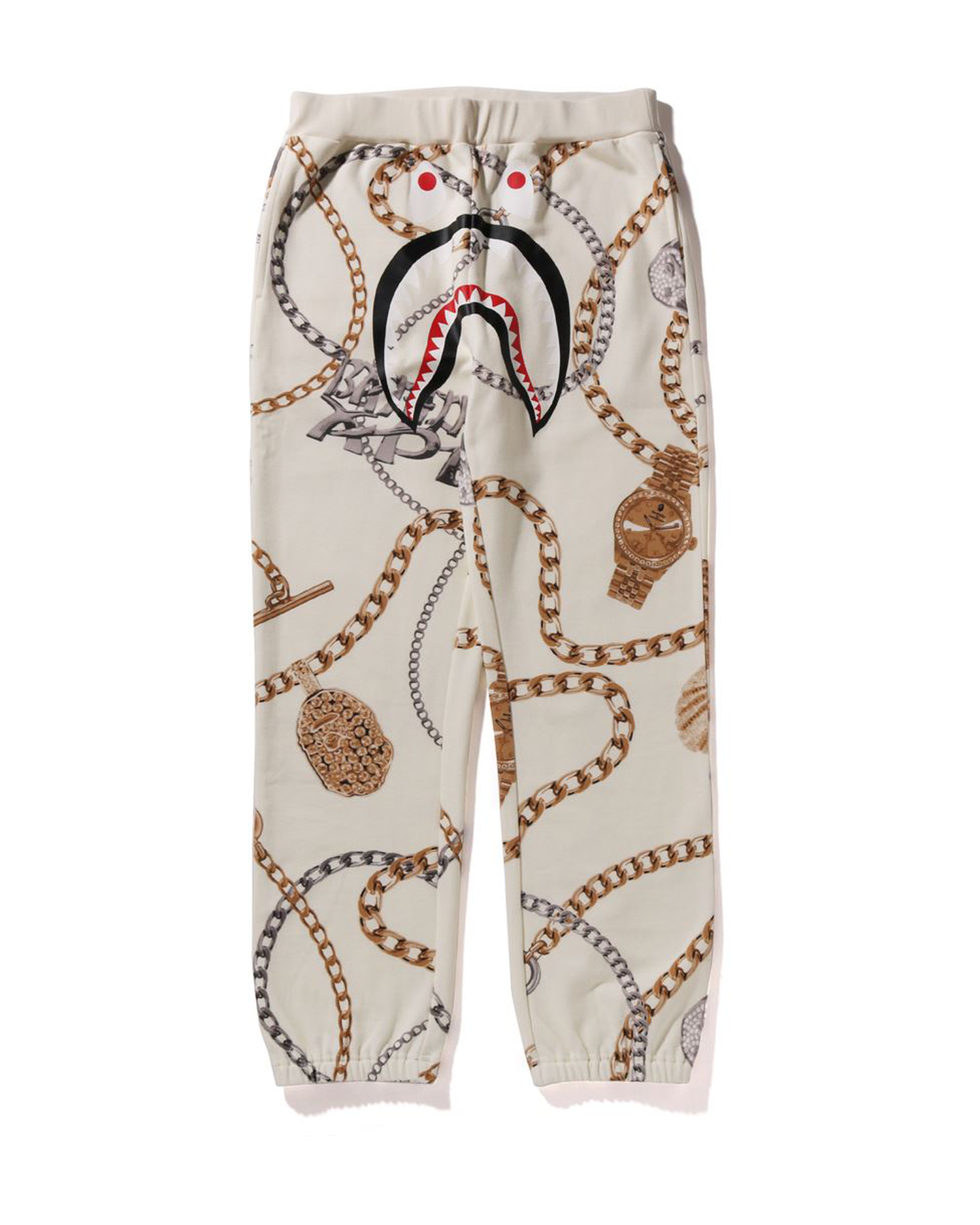 Shop BAPE Jewels Shark Sweat Pants Online | BAPE