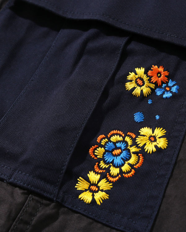 ABC Flower Patchwork 6 pocket pants