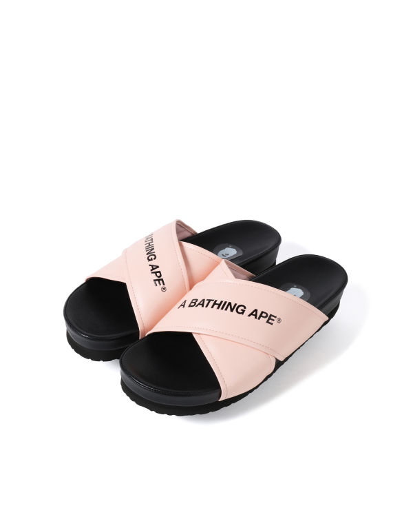 Logo print slippers