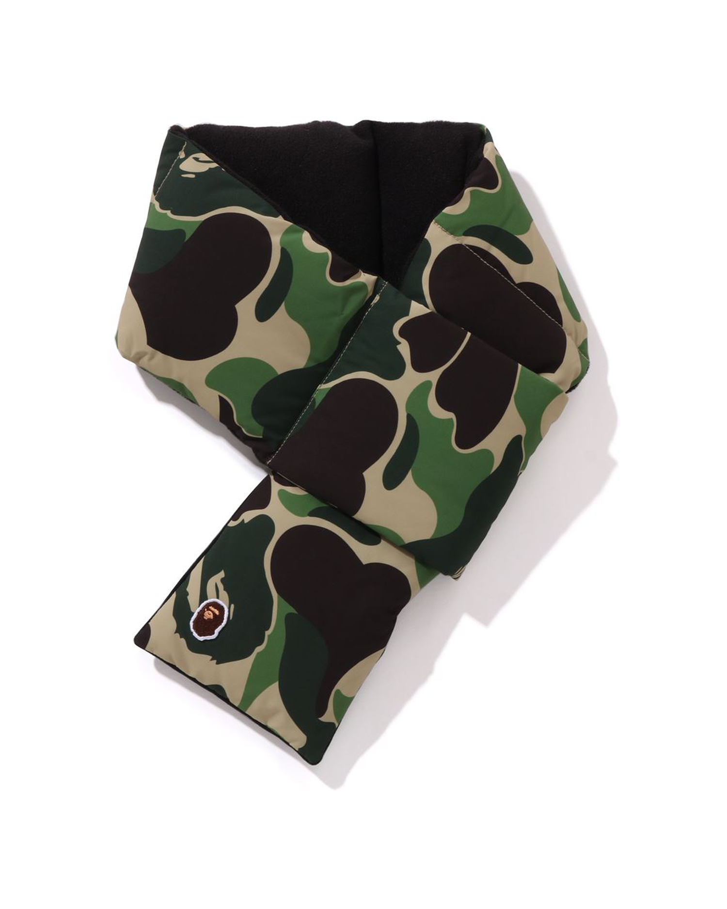 Shop ABC Camo Pocket Fleece Scarf Online | BAPE