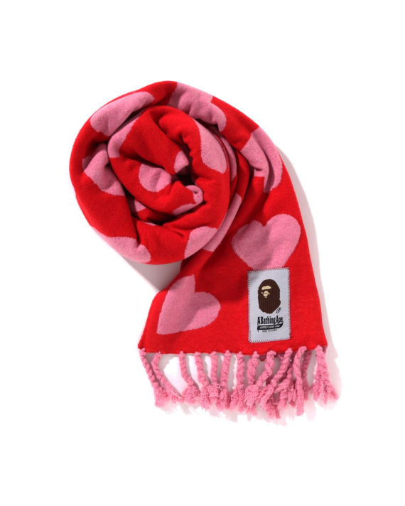 A BATHING APE® I Love BAPE Wool Mix Scarf
