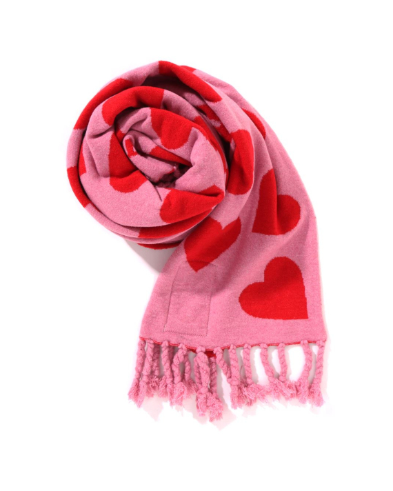 A BATHING APE® I Love BAPE Wool Mix Scarf