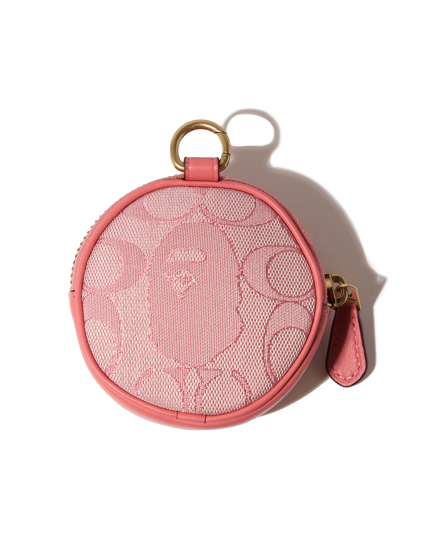 Coach x BAPE Coin Case Pink in Canvas/Leather - US