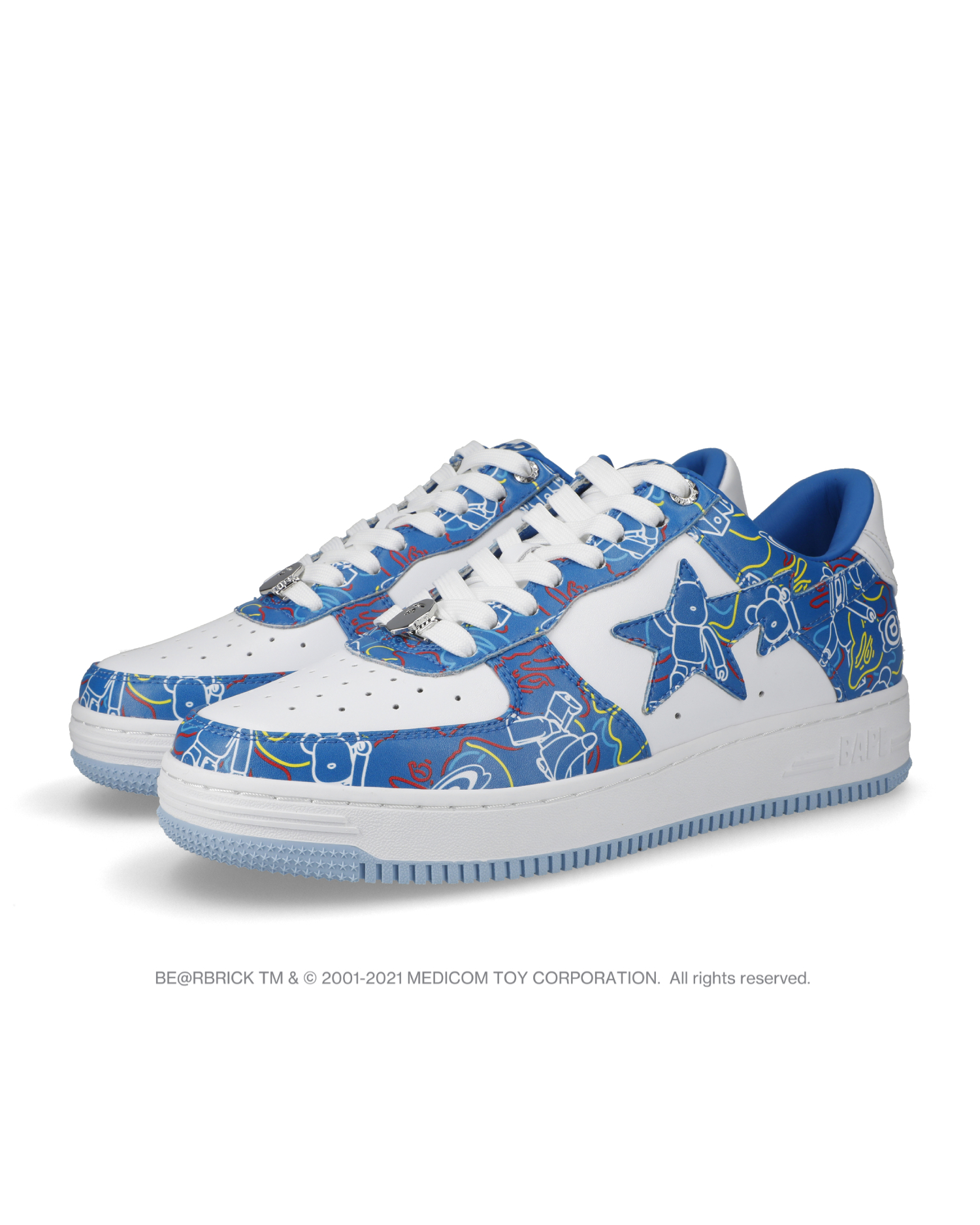 blue camo bape shoes