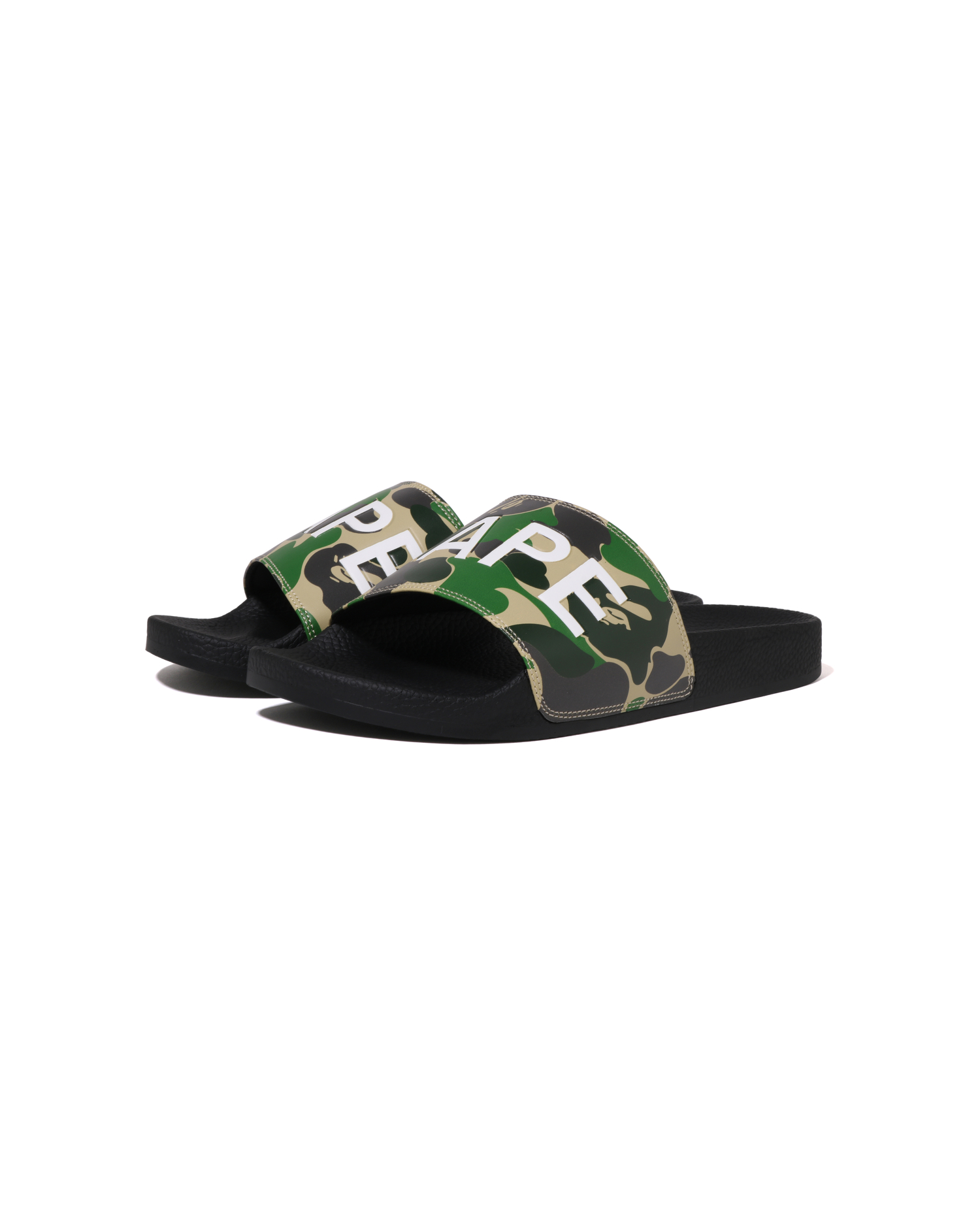 Shop ABC Camo Slide Sandals Online | BAPE