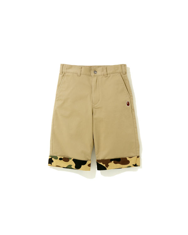 1st Camo trim chino shorts