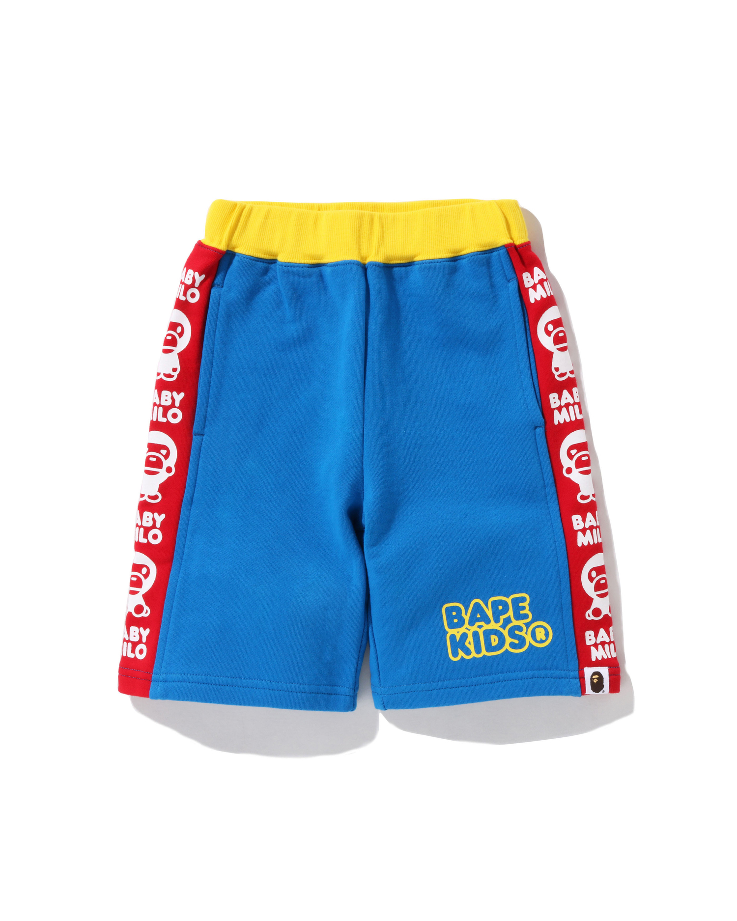 Shop Baby Milo Color Block Sweat Shorts Online | BAPE