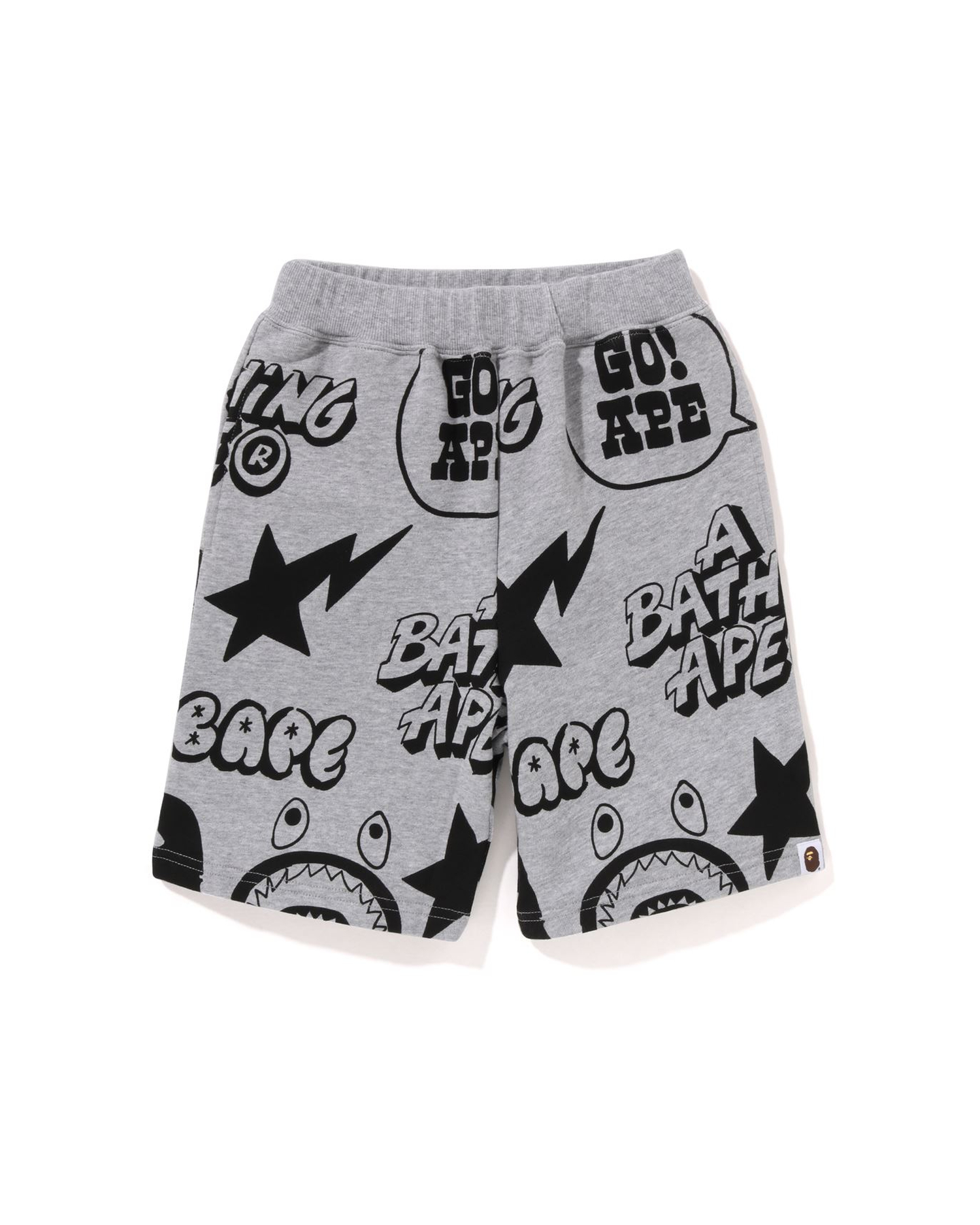 Black and 2024 white bape shorts