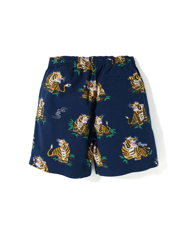 Tiger pattern shorts