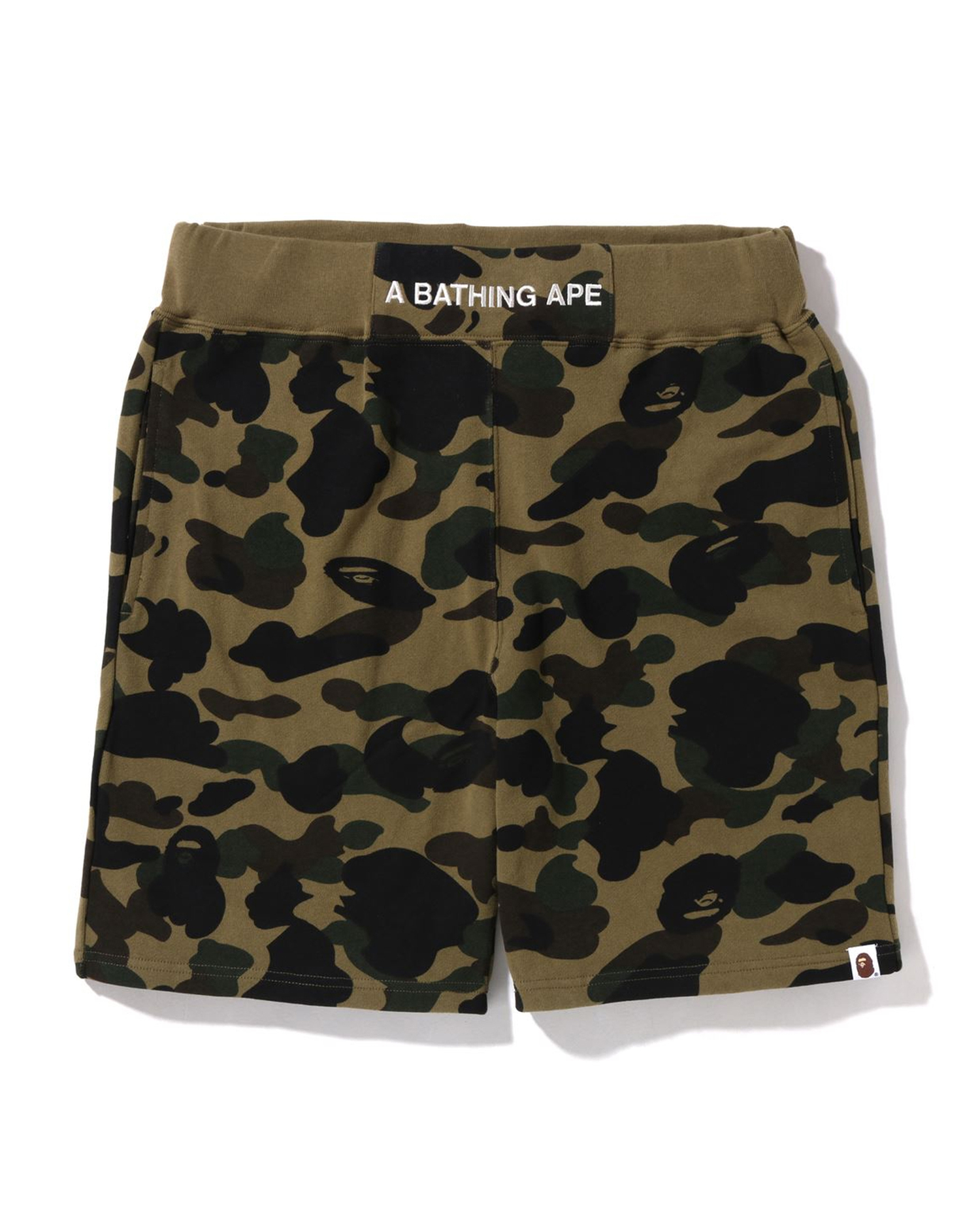Shop 1st Camo Sweat Shorts Online | BAPE