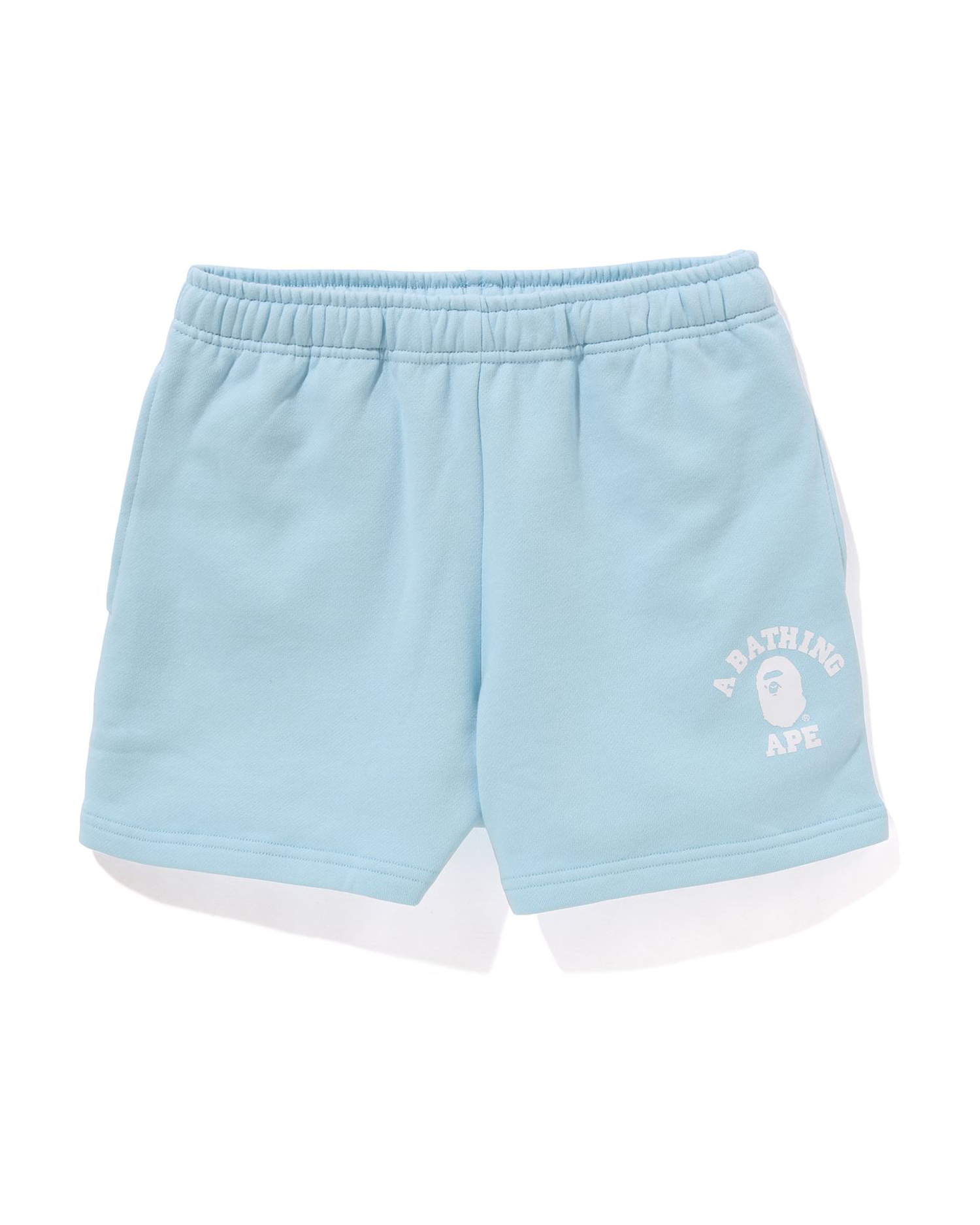 Baby blue bape store shorts