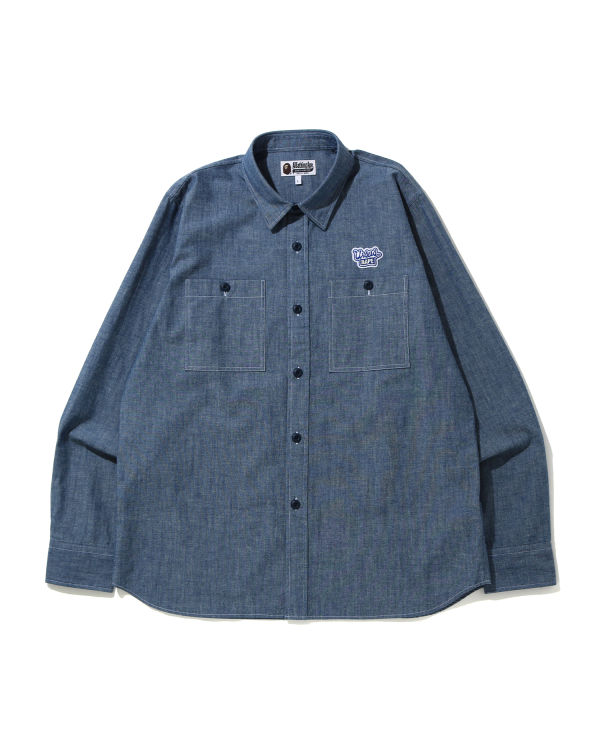 Blue Ribbon Patch Chambray shirt