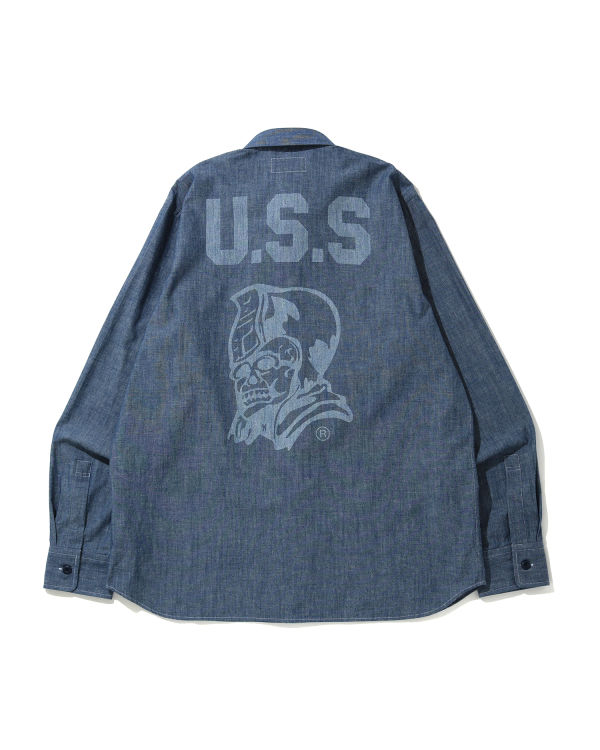 Blue Ribbon Patch Chambray shirt