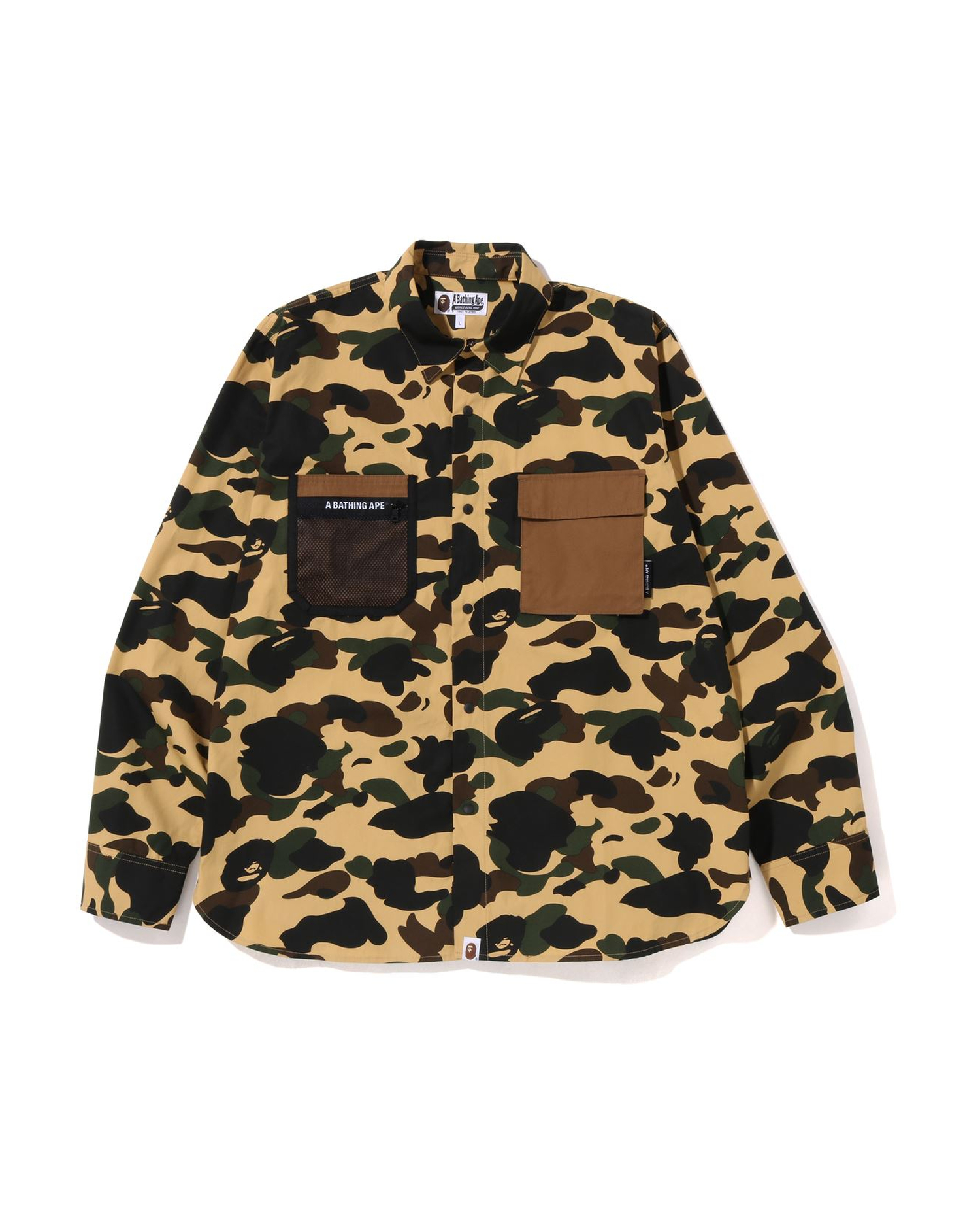 Shop 1st Camo Outdoor Detail Pocket Relaxed Fit Shirt Online | BAPE