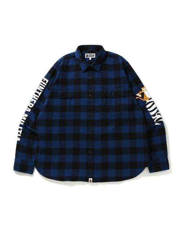 Block Check Tiger Flannel shirt