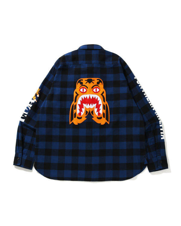 Block Check Tiger Flannel shirt